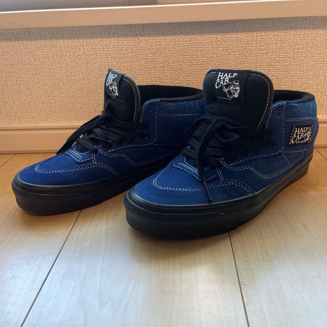 【ilon】VANS HALF CAB 青 スニーカー　24cm