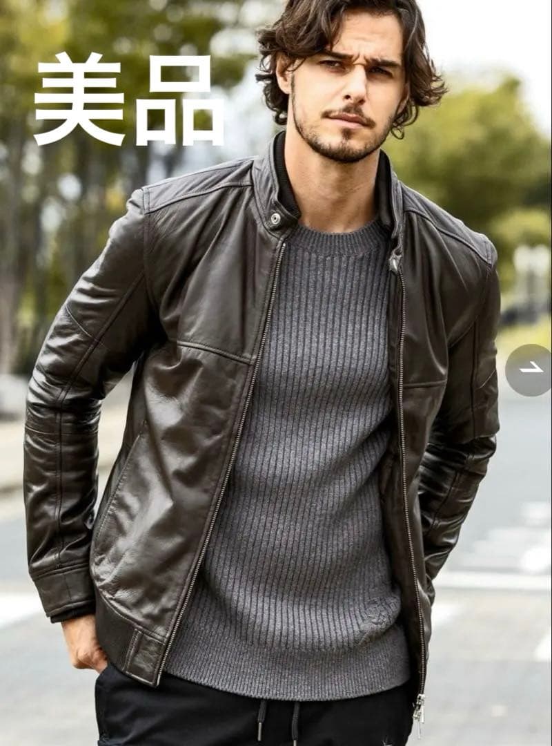 AKM Contemporaryレザーブルゾン ライダースジャケット ブラウン 楽天市場】AKM Contemporary エイケイエムコンテンポラリー シープ