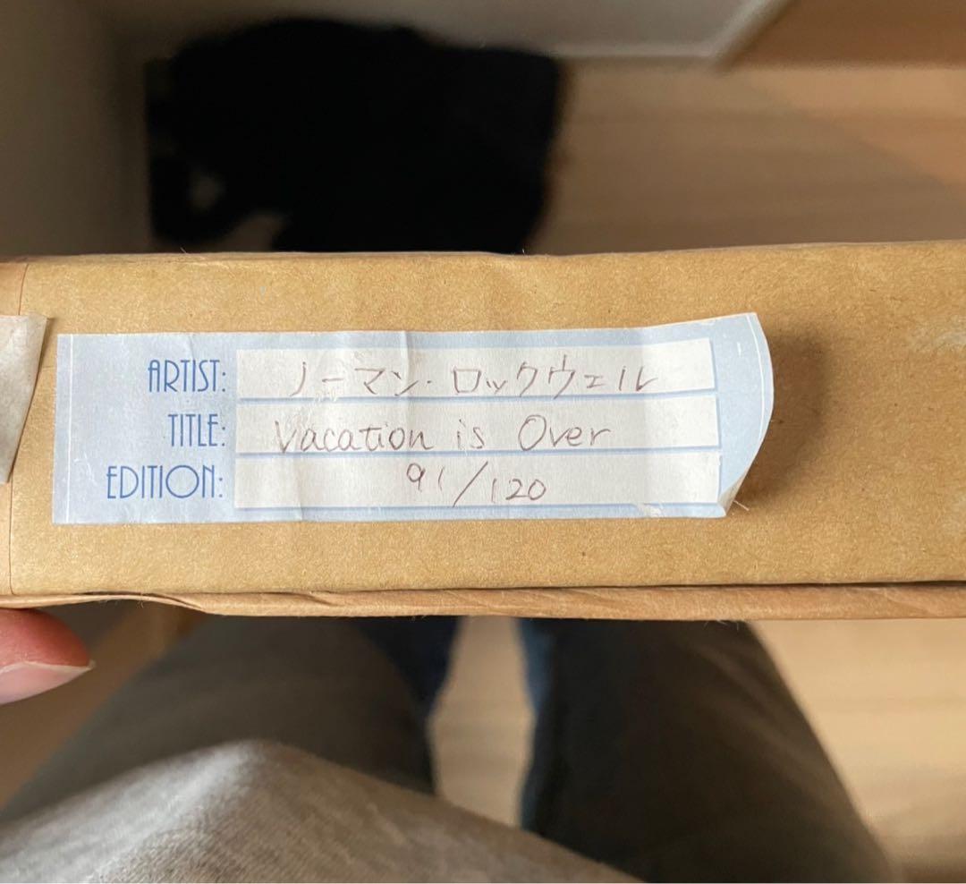 ノーマンロックウェルVacation is Over 美品 - メルカリ