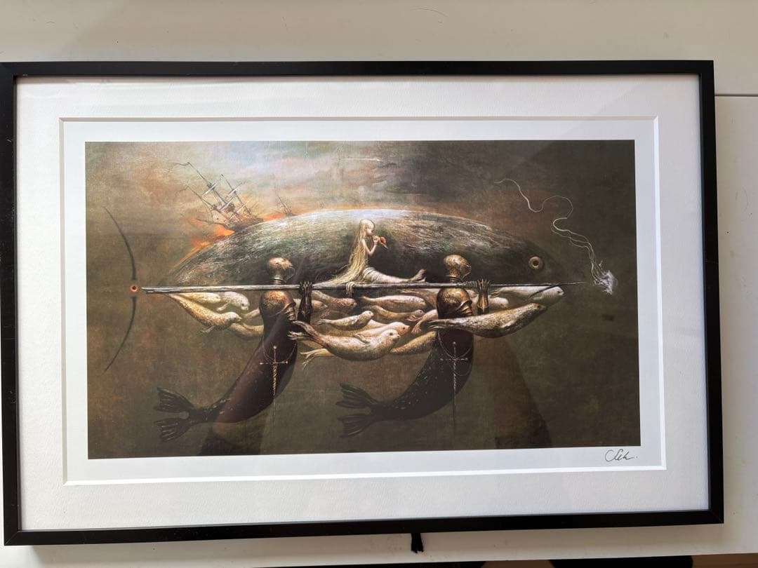 Seb McKinnon Selkie Guard 複製原画 額装済み 2026年最新】Seb mckinnonの人気アイテム - メルカリ