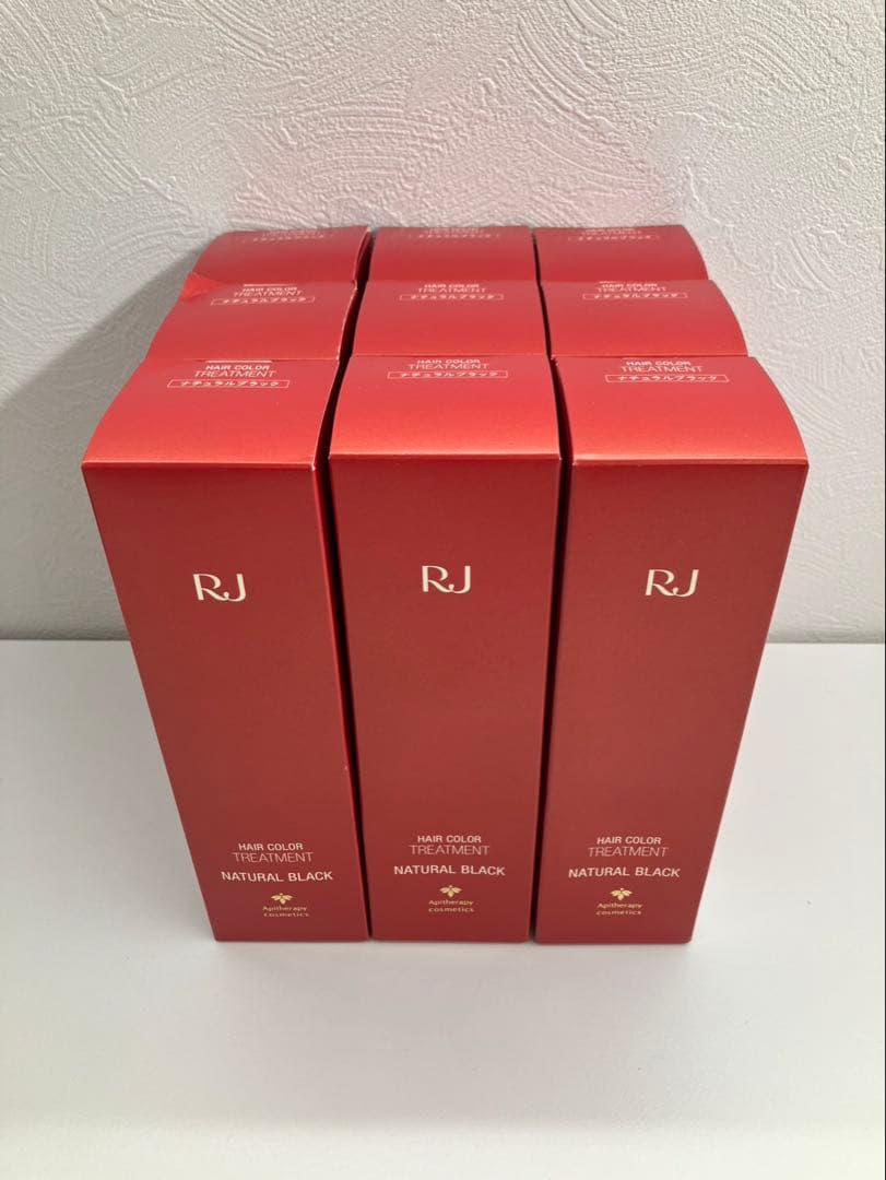 【9本セット】 山田養蜂場 RJヘアカラートリートメント ナチュラルブラック