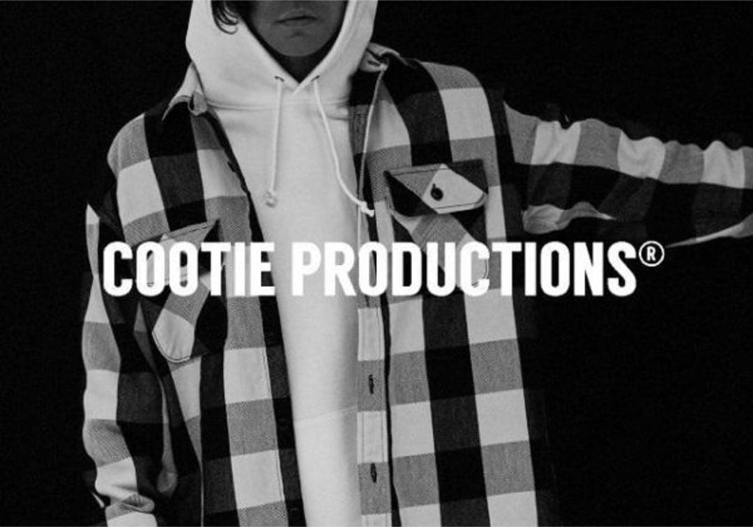 COOTIE バッファローチェックシャツ ブラック×アイボリーXL ワイド KJ