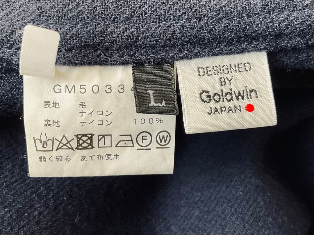 GOLDWIN ドゥラブルウールシャツ/GM50334P/L/ネイビー - メルカリ