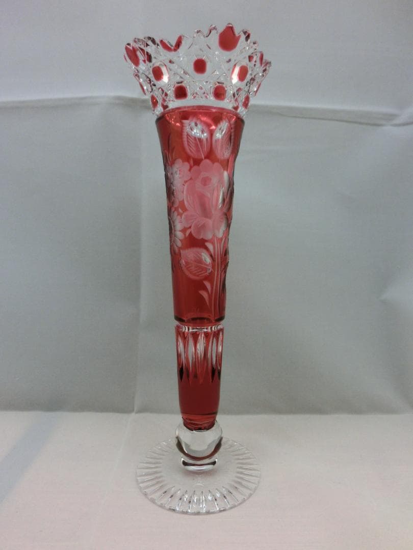 【マイセン】クリスタル・フラワーベース