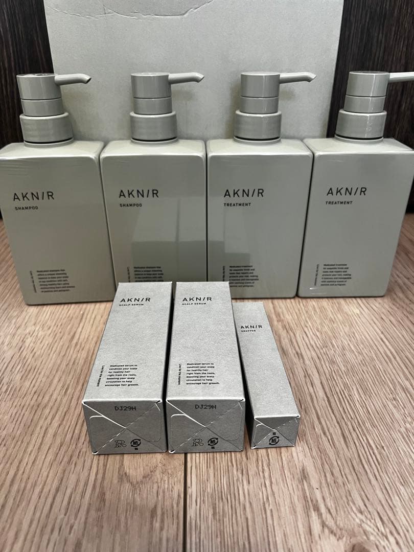 AKNIR シャンプー&トリートメント&スカルプセラム