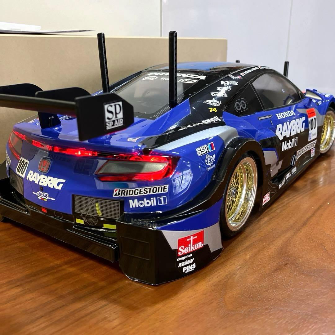 電飾付き タミヤ RAYBRIG NSX CONCEPT-GTスペアボディセット - メルカリ