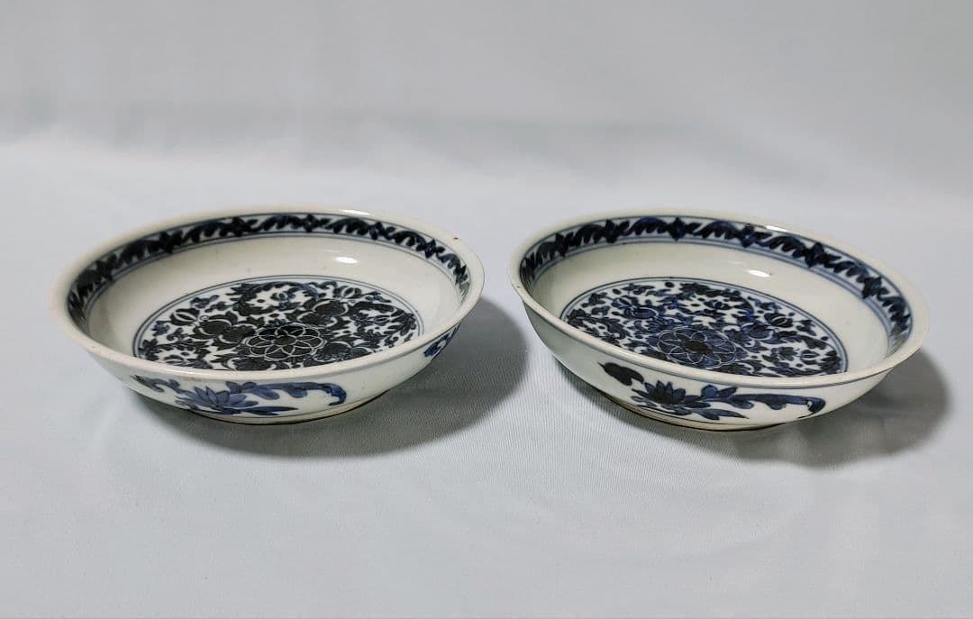 古伊万里　五寸皿　二枚