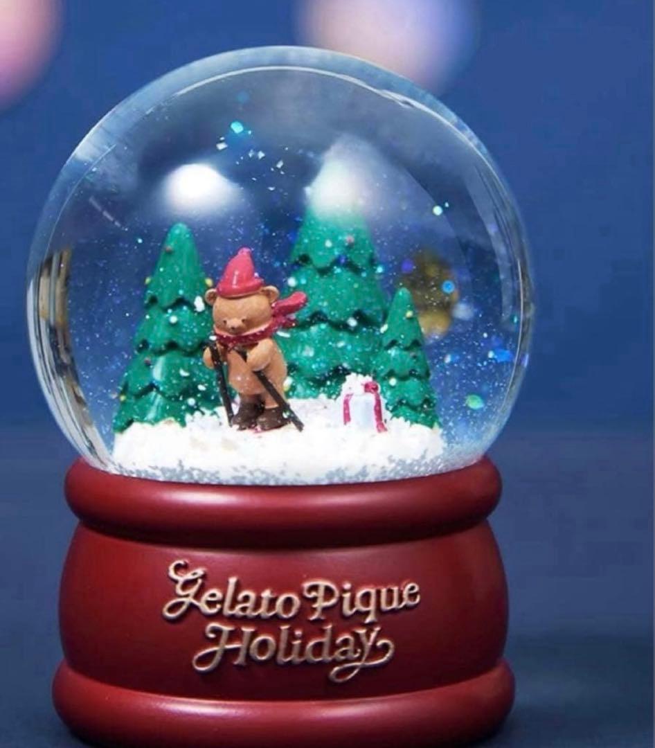 ジェラートピケ ジェラピケ ノベルティ スノードーム　2025年 2個セット