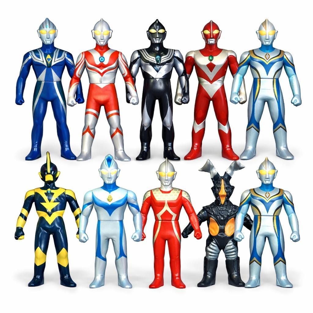 【希少・廃盤】当時物ウルトラマンソフビ11体セットバンダイ昭和レトロBANDAI 希少・廃盤】当時物ウルトラマンソフビ11体セットバンダイ昭和レトロ