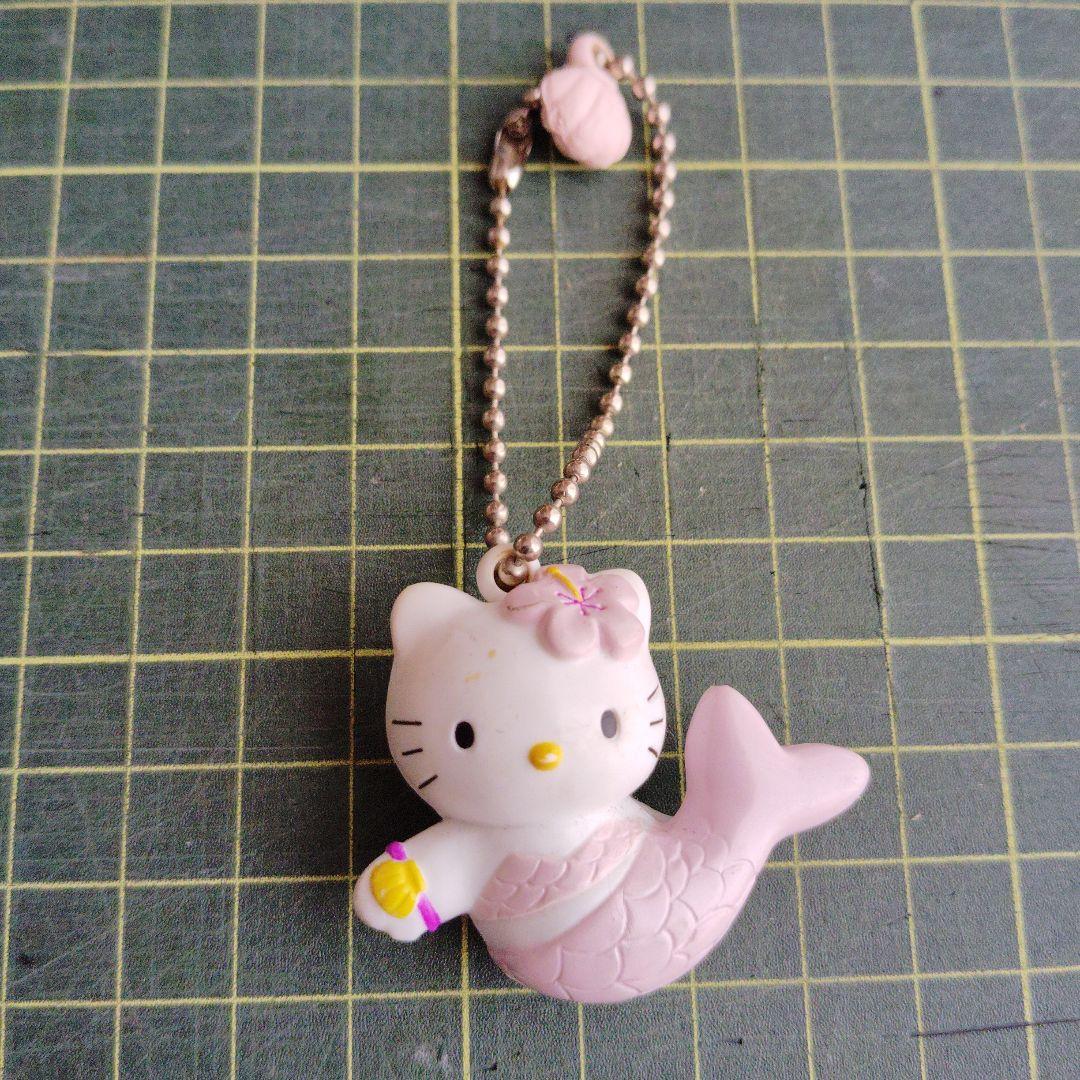ハローキティ マーメイド 平成レトロ 人魚 キーホルダー シェル レア