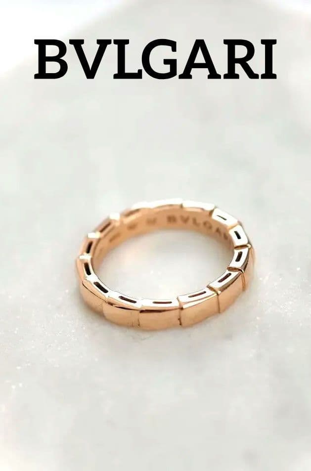 専用出品中　ブルガリ セルペンティ ヴァイパー リング 750(PG) 4.2g
