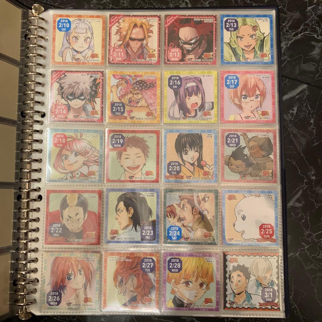 セット ジャンプショップ 365日 バースデー シール ONE PIECE 美品