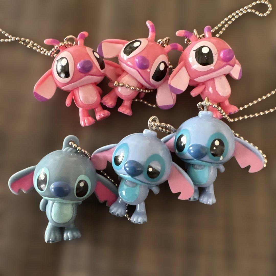 ディズニー☆ステッチマスコットキーホルダーまとめ売り・平成レトロ