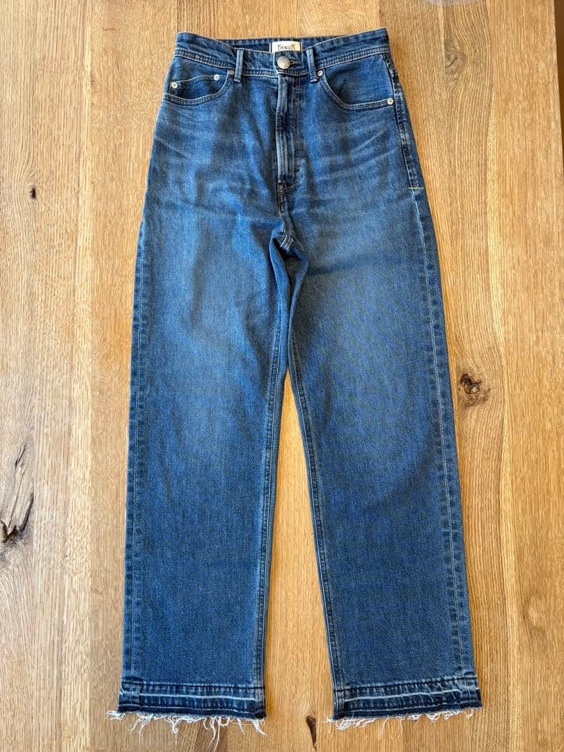 YANUK ヤヌーク ボーイズストレートデニム LEA 25 WFB