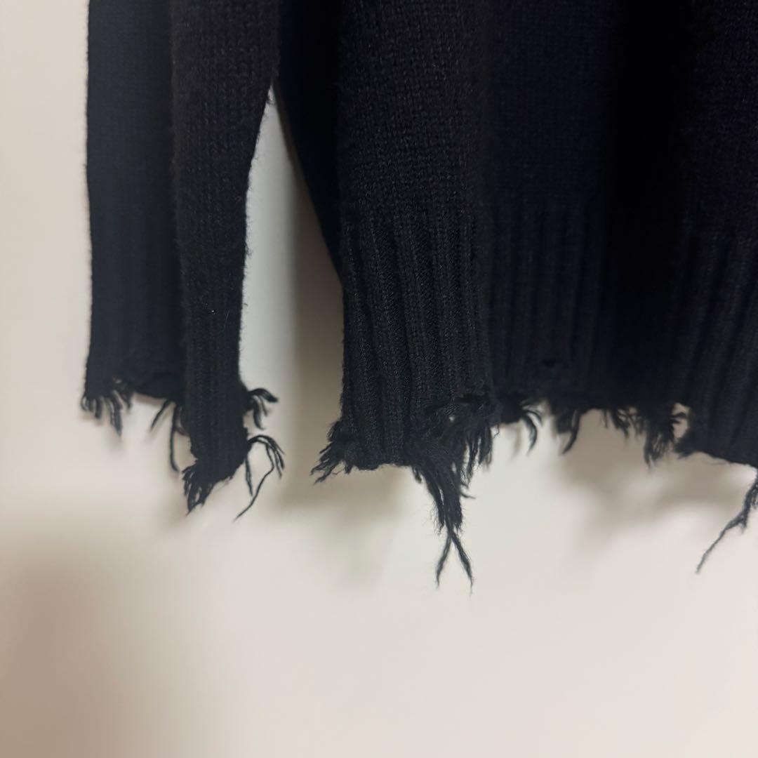 Yohji Yamamoto（ヨウジヤマモト）｜S'YTEのダメージ加工ニット - メルカリ