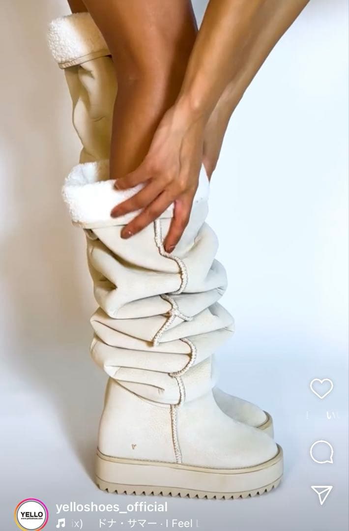 YELLO MAGNOLIA LONG BOOTS - メルカリ