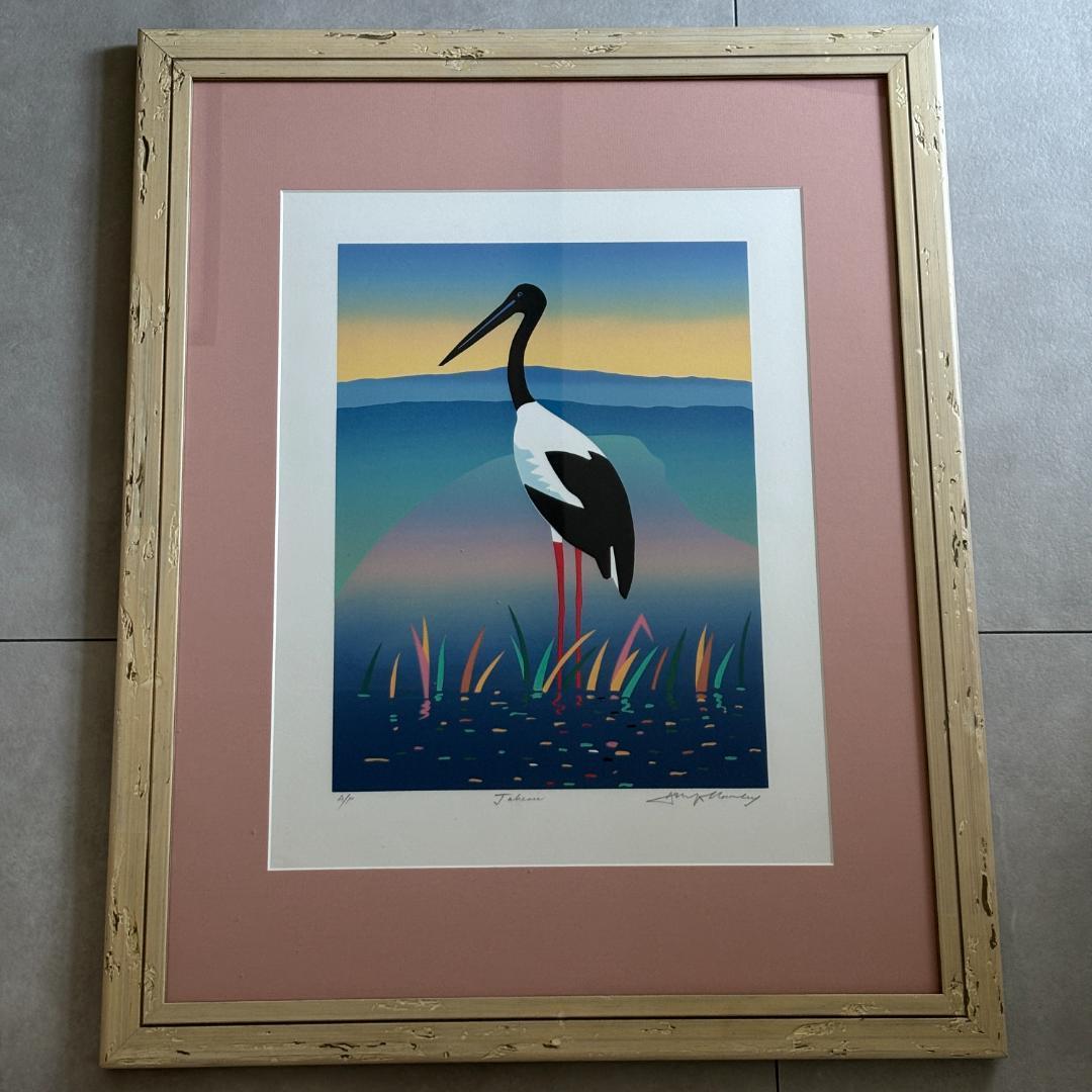 アシュリー・マンリー「Jabiru」ジャビル　A/P版限定シルクスクリーン