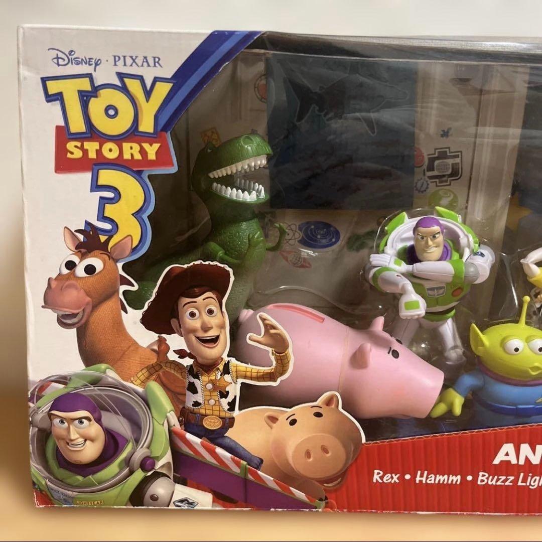 新品未使用 ディズニー ピクサーのトイ・ストーリー3 フィギュアセット