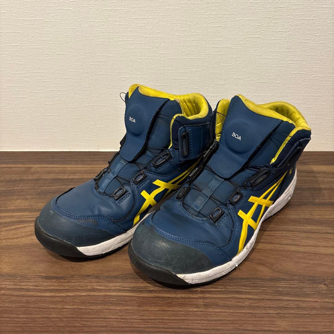 アシックス安全靴 ウィンジョブ CP304 青/黄