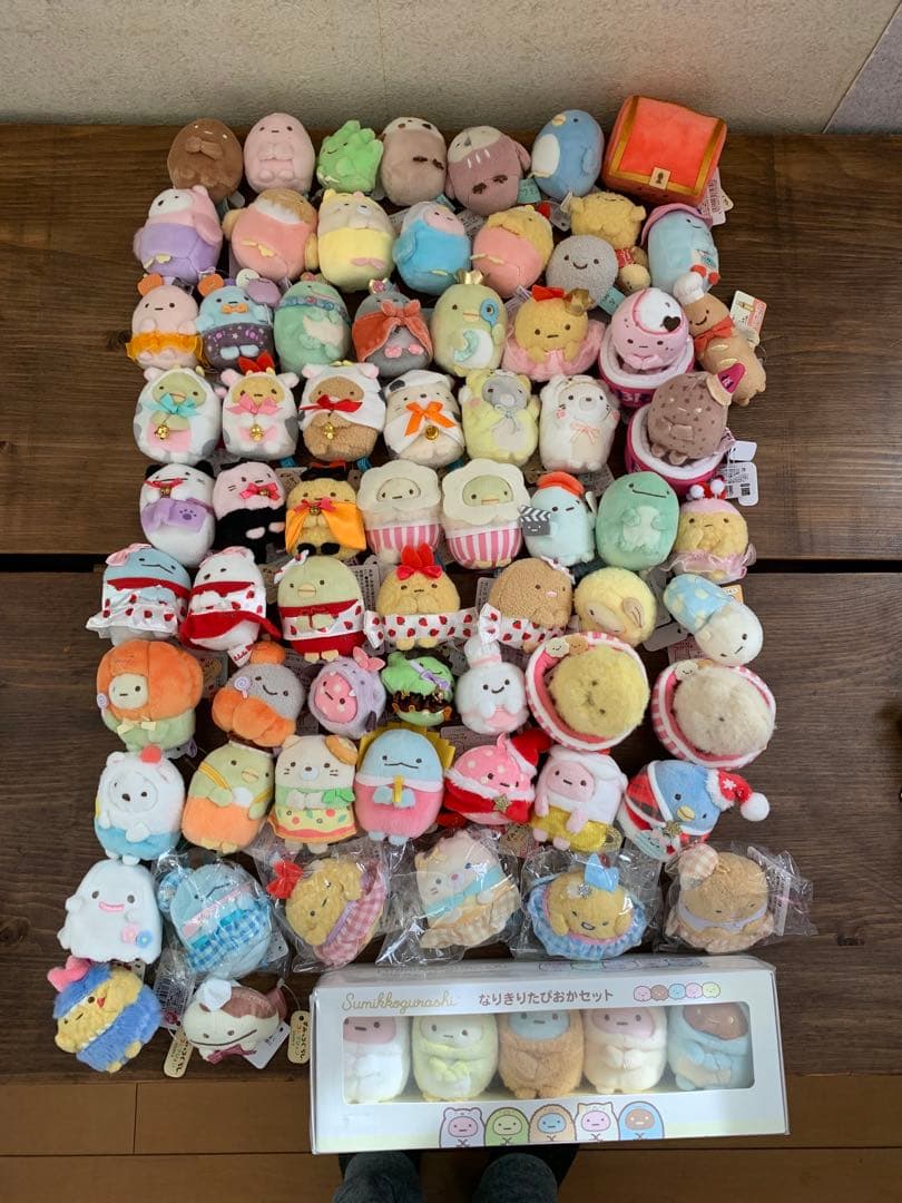 全てタグ付き　すみっコぐらし　てのりぬいぐるみ セット
