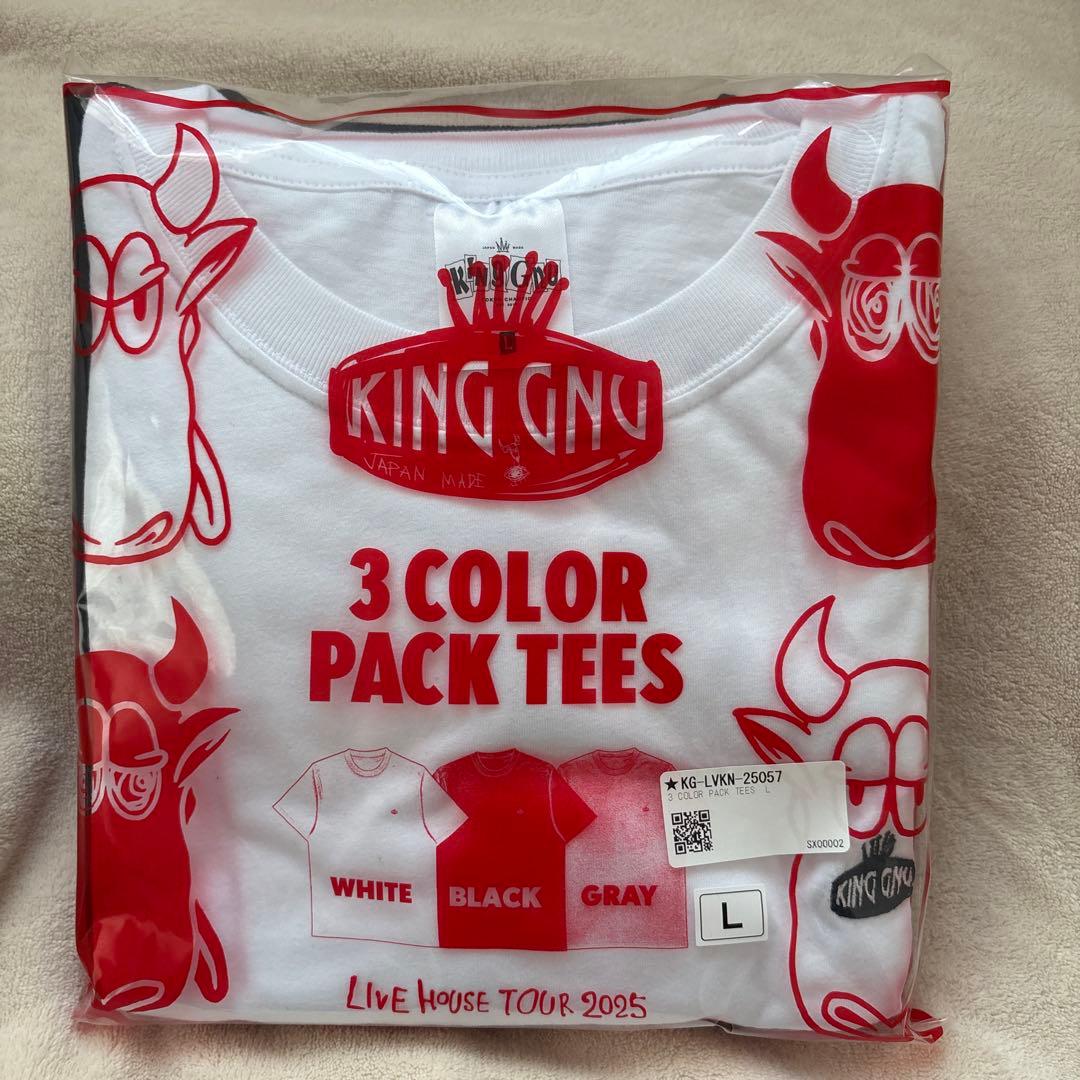 King Gnu 3COLOR PACK TEES Tシャツ Lサイズ