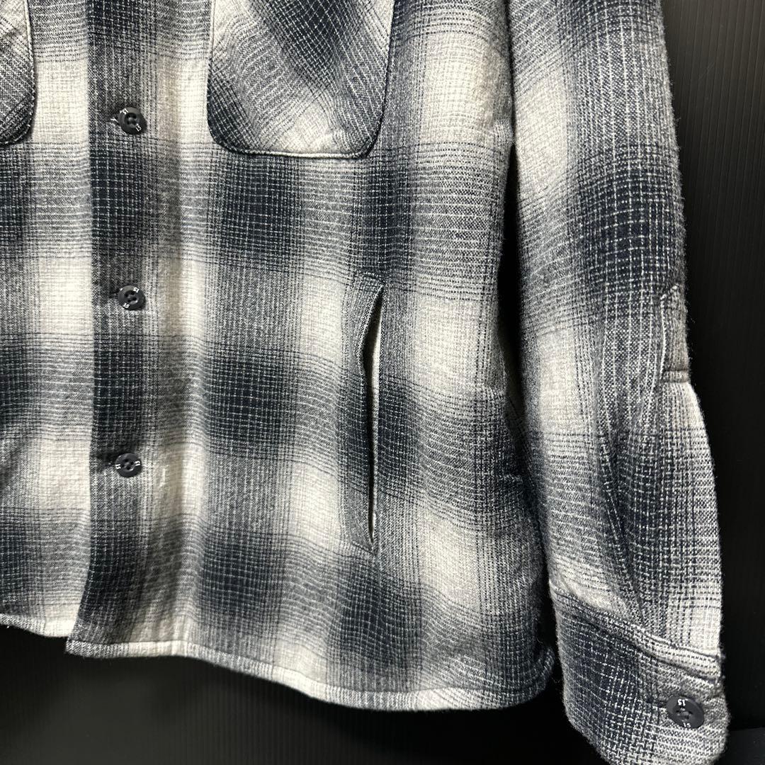 K*N様 neighborhood オンブレチェック ウールシャツ 4 - メルカリ