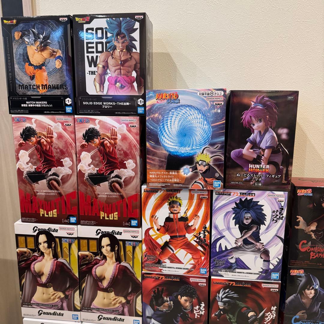 未開封】人気アニメ フィギュアまとめ売り ドラゴンボール ナルト
