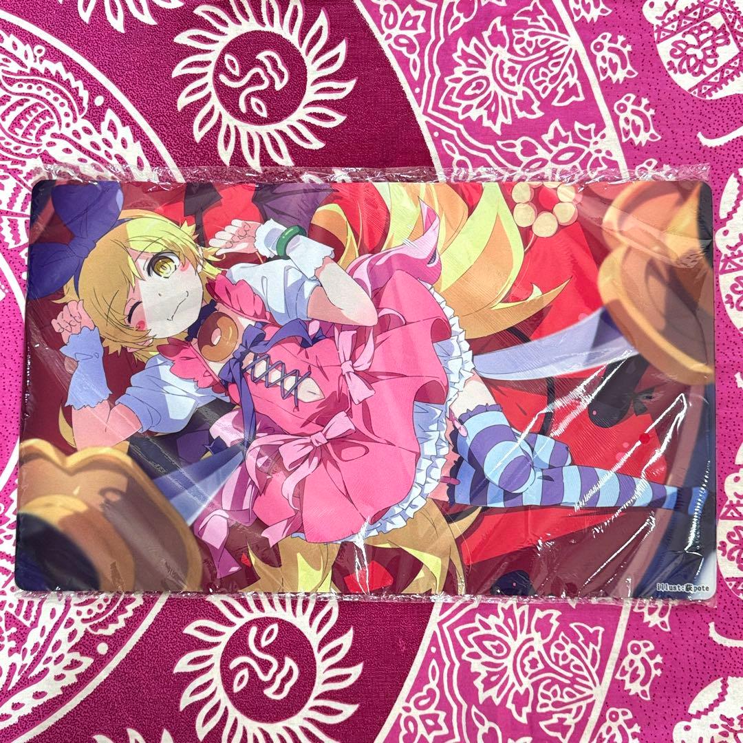 【超貴重】物語シリーズ 忍野忍 魔法少女 ミッドナイトブルー プレイマット