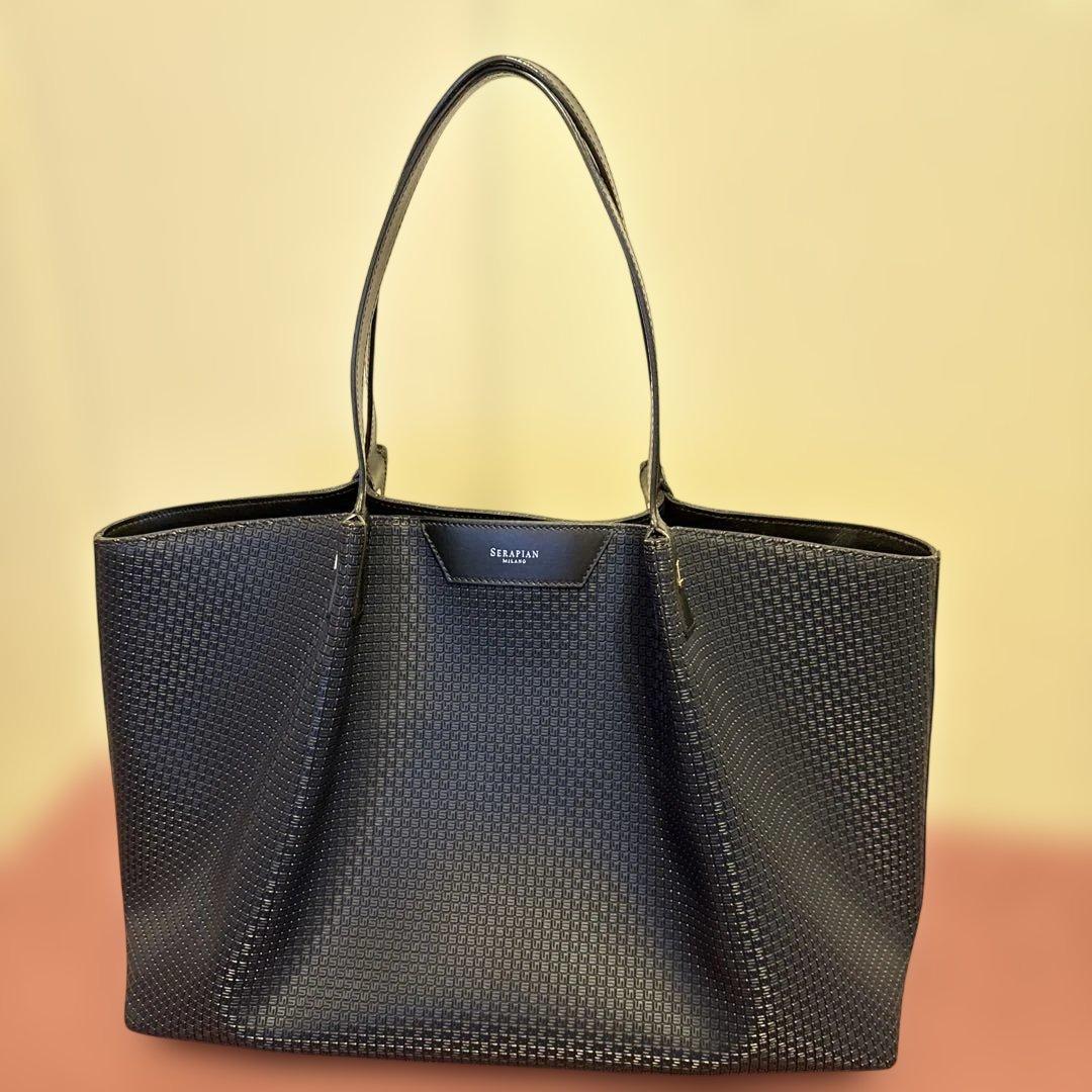 SERAPIAN SECRET STEPAN ネイビー・ブラック