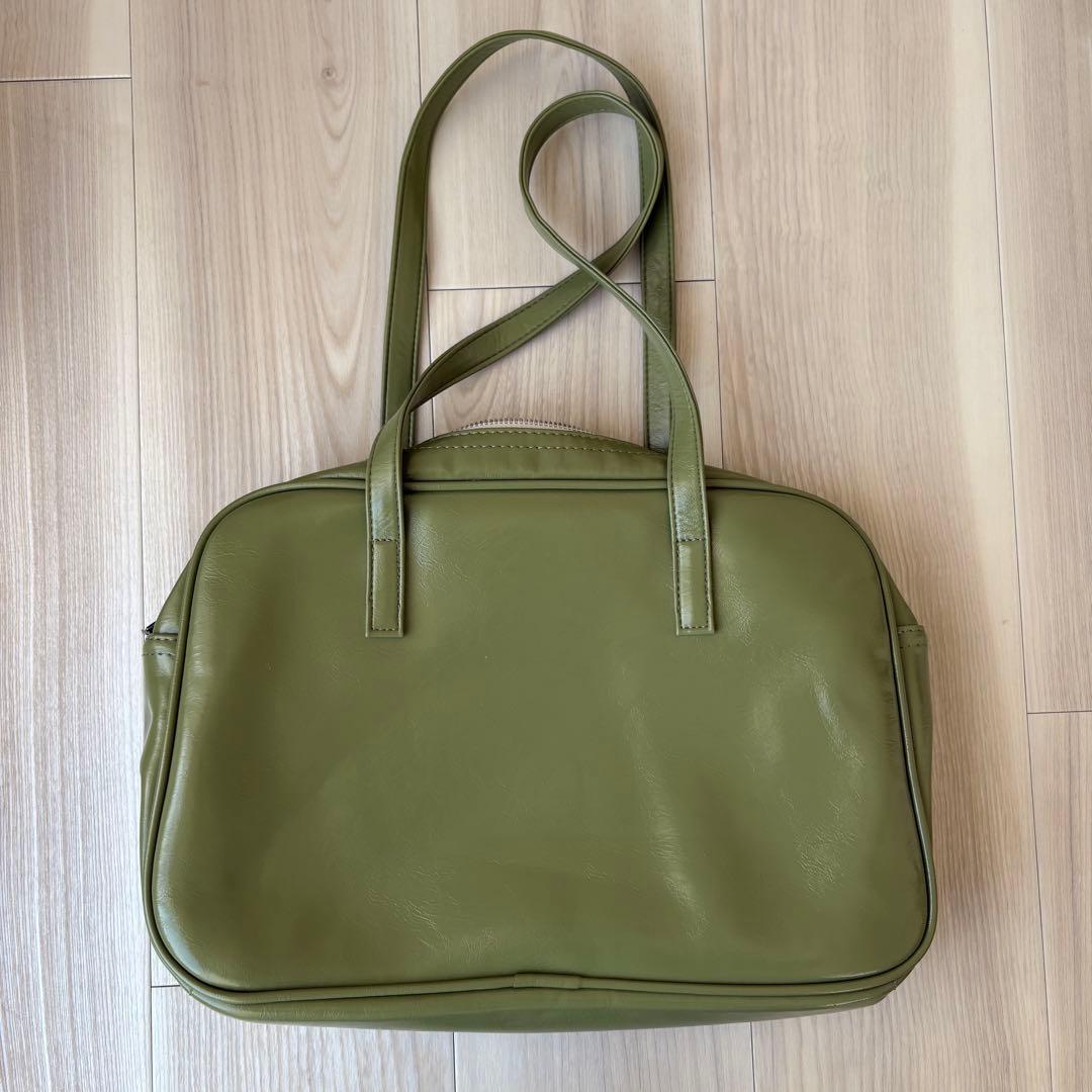 オリーブグリーン ハンドバッグ ftih - メルカリ