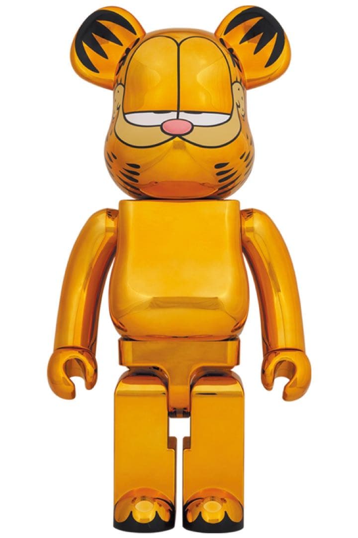 BE@RBRICK GARFIELD GOLD CHROME Ver.1000％