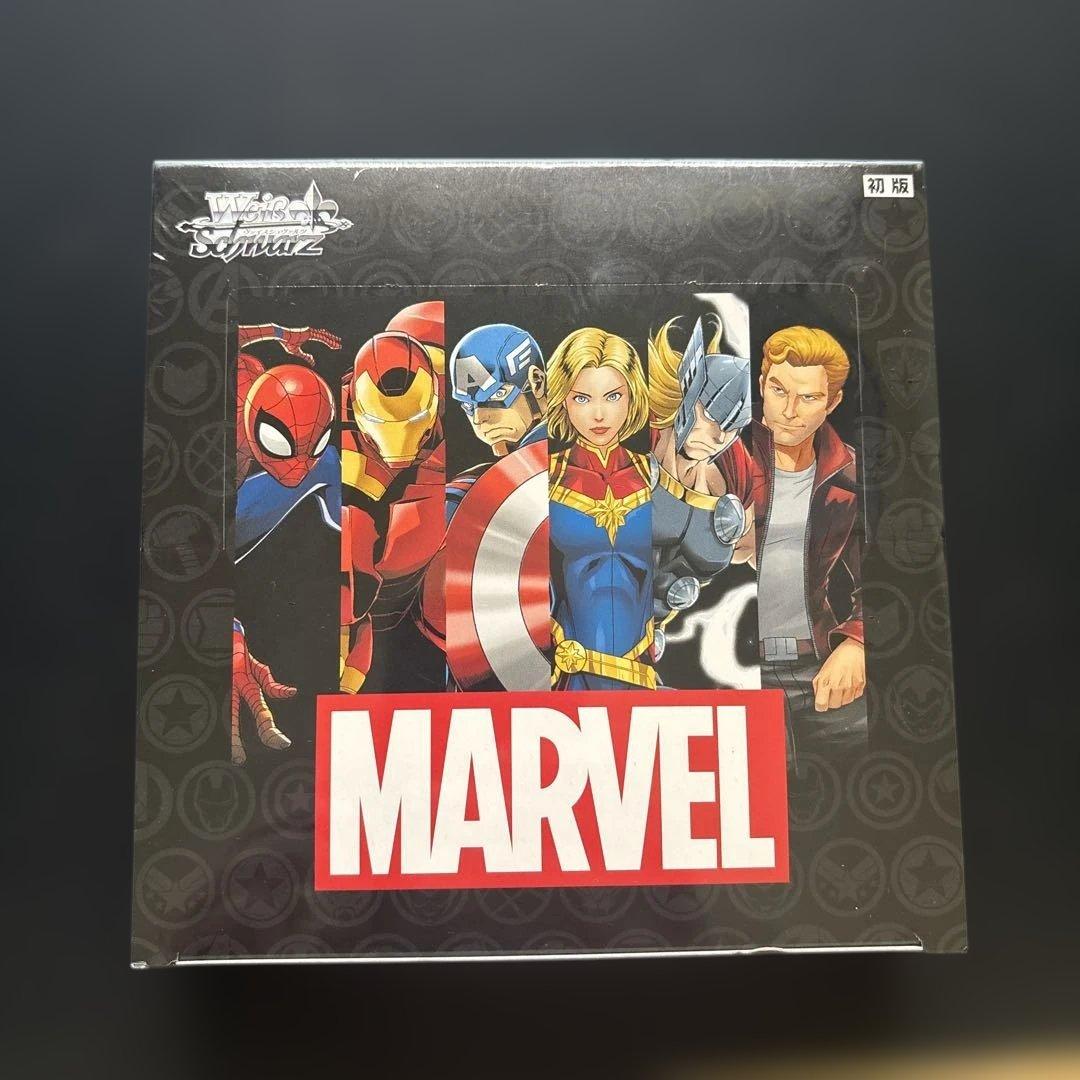 MARVEL ヴァイスシュヴァルツ 初版 未開封ボックスシュリンク付き