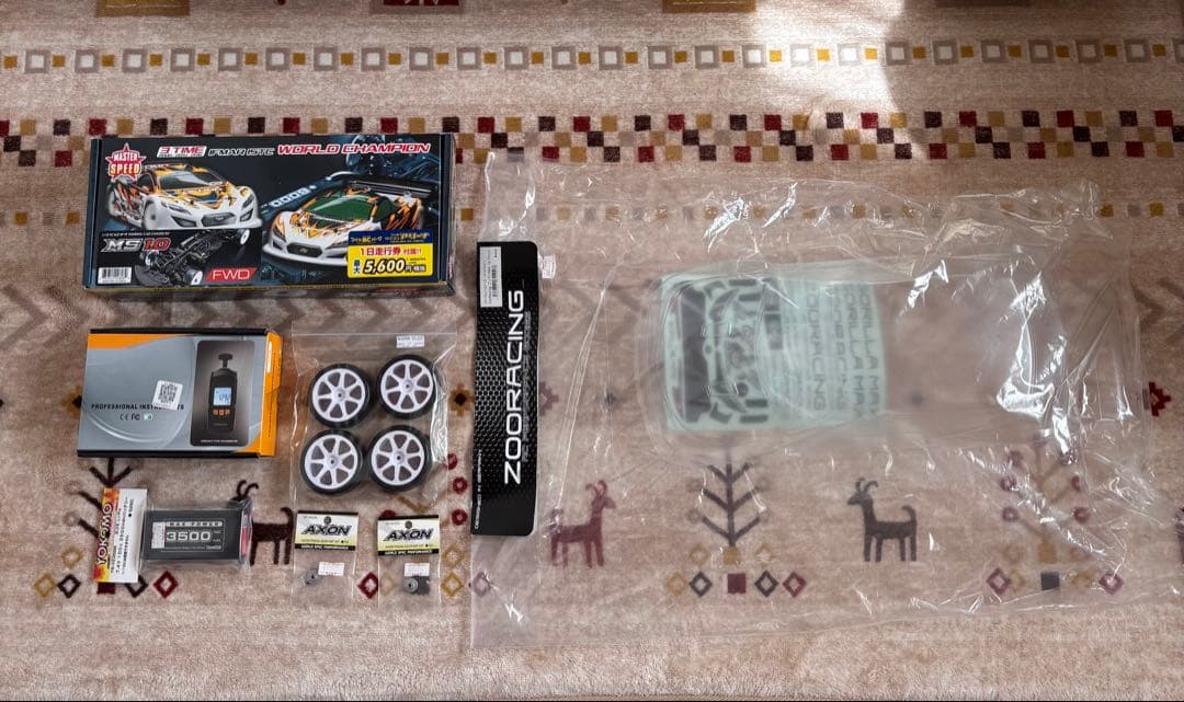 YOKOMO ヨコモ MS1.0 FWD キット/ボディ/バッテリー/回転速度計