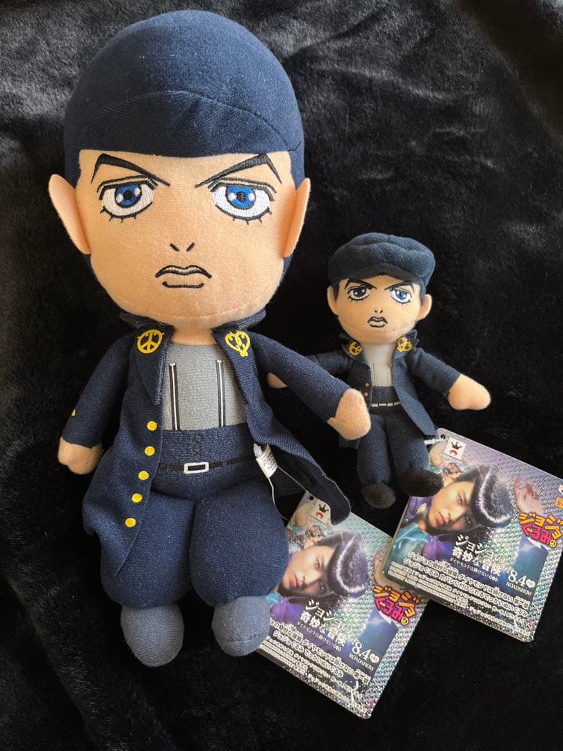 ジョジョぐるみ かばんにつけられる＆でっかいぬいぐるみ 東方仗助