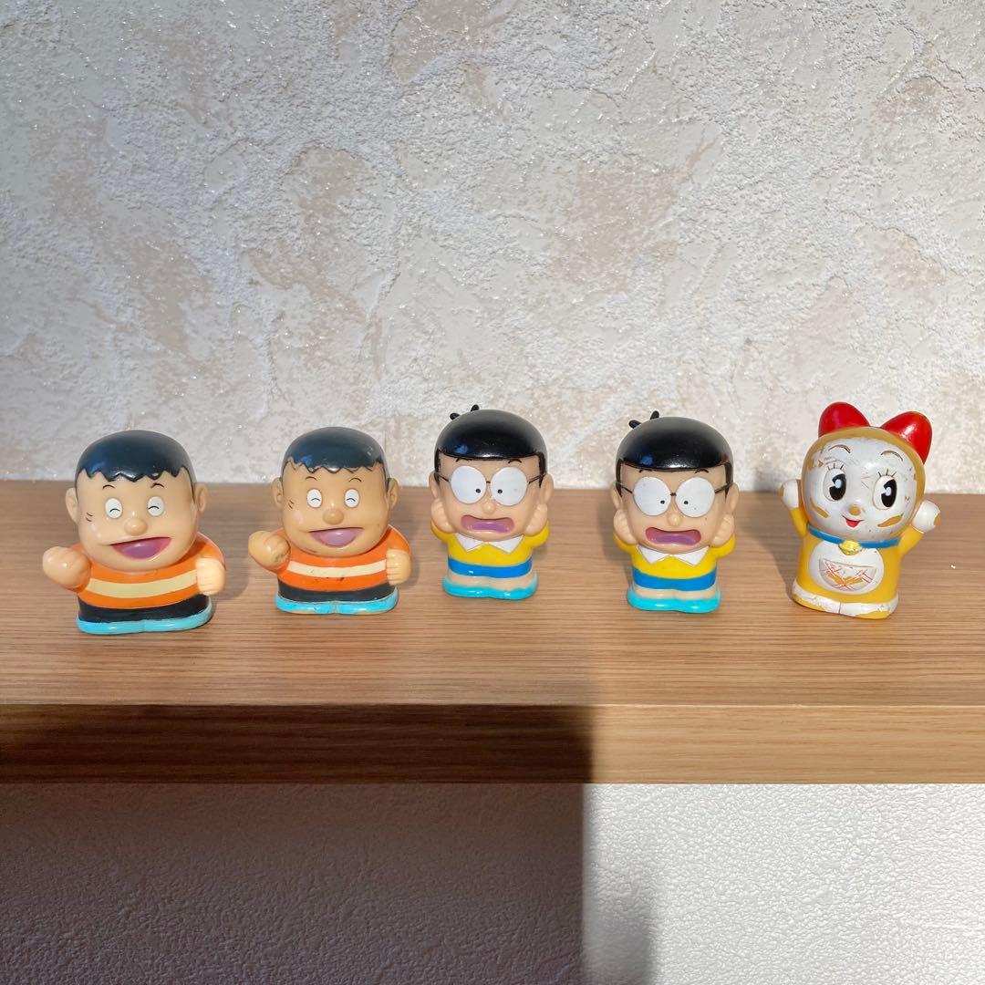 ドラえもん 指人形5体セット レア - メルカリ