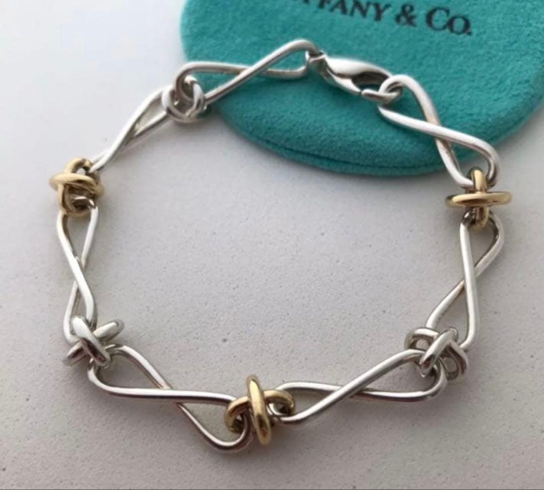 Tiffany パロマ・ピカソ　コンビブレスレット OLD】TIFFANY&Co.<br>Paloma Picasso Infinity Bracelet | VINATEGE