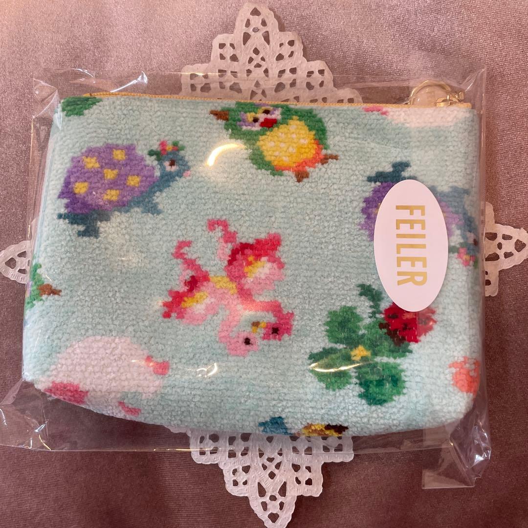 FEILER✖️神崎恵さんの限定品コラボポーチ ⭐️ ペールグリーン 新品未開封 FEILER×神崎恵さん 便利ポーチ ペールグリーン - メルカリ