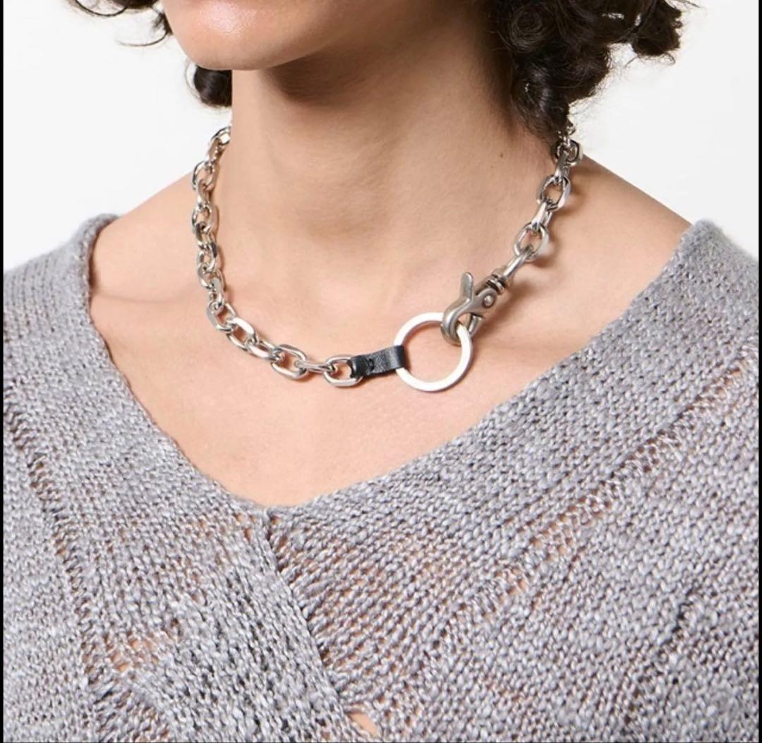 OUR LEGACY シルバー チェーンネックレス　チョーカー
