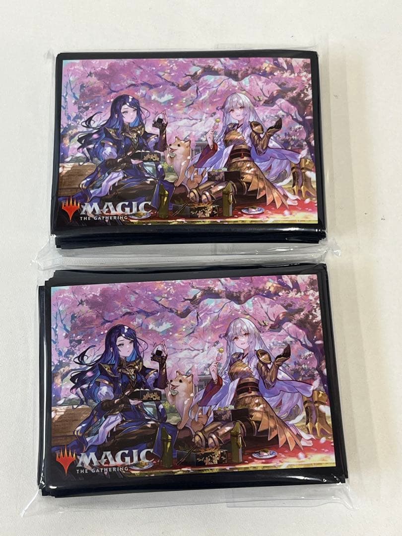 【MTG】未開封 放浪皇 ナーセットスリーブ 50枚×2セット 放浪皇のお花見