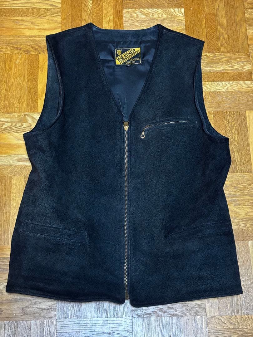 ワイツーレザー　Y'2 LEATHER スエードベスト　　　38