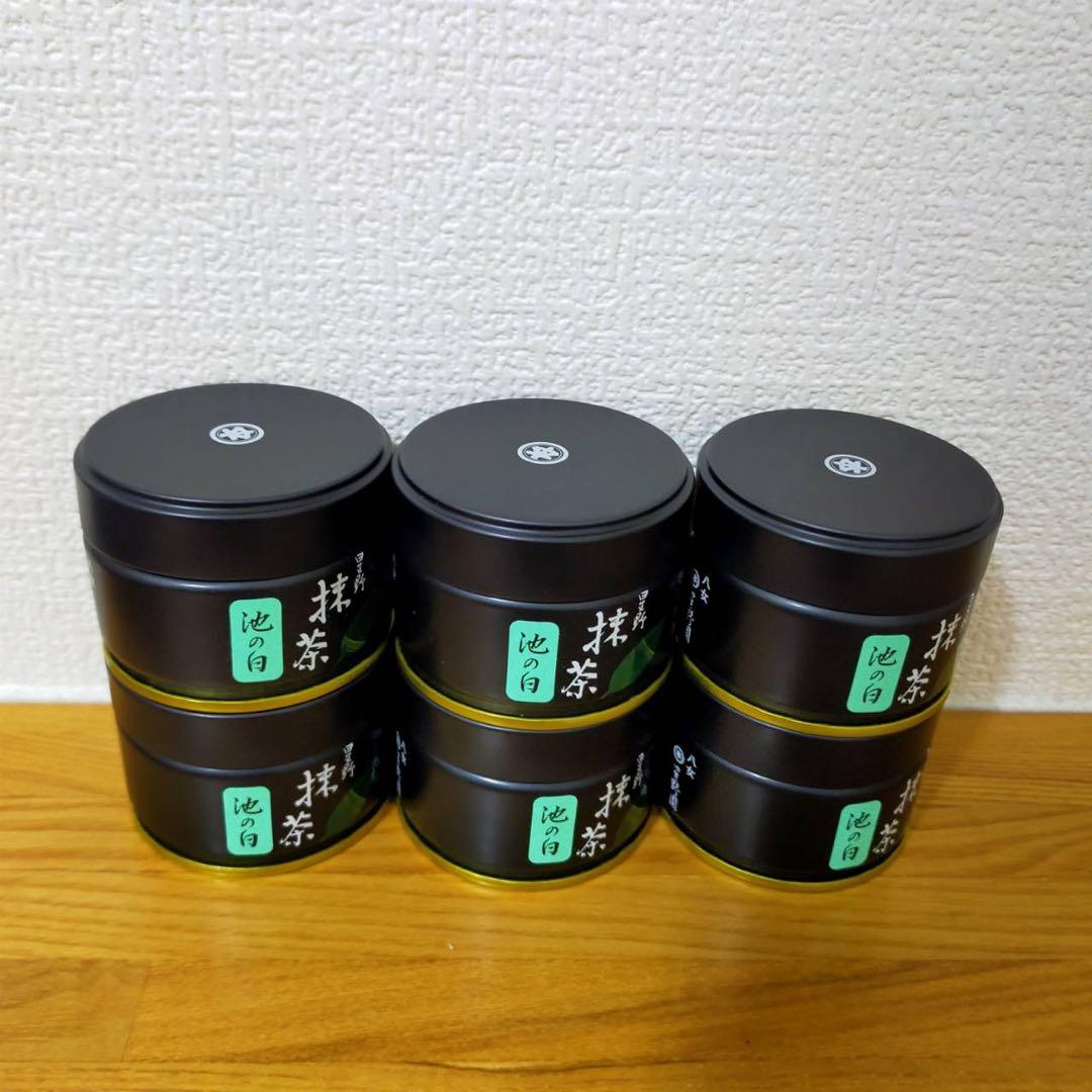 星野抹茶　池の白　２０ｇｘ６缶セット 星野抹茶「池の白」20g缶入 - お茶の星野園 オンラインショップ