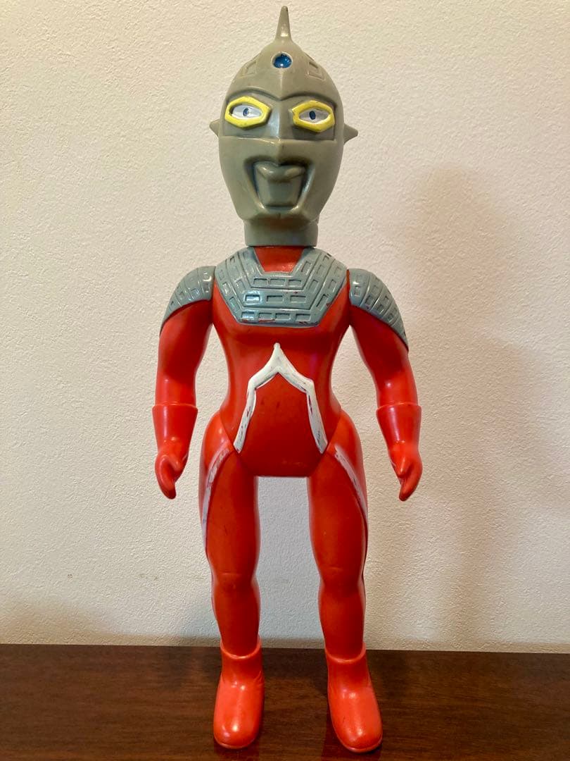 樹*雨様 【当時物】ブルマァク/ウルトラセブン/ソフビ/40㎝