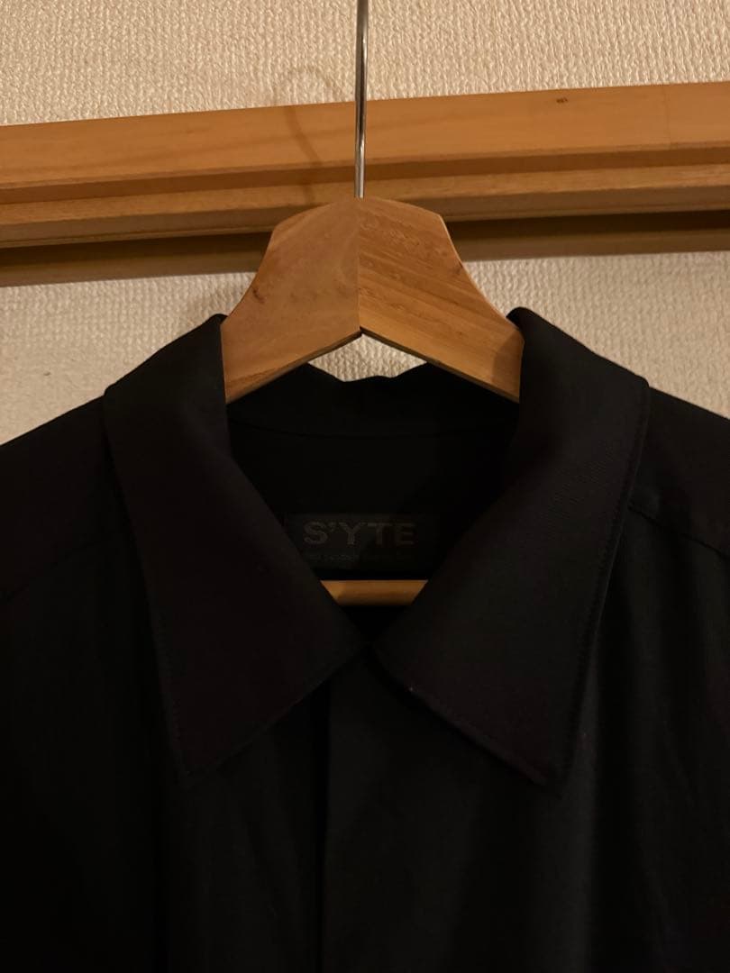 サイト Yohji Yamamoto S'yte ロングシャツ 長袖シャツ 黒