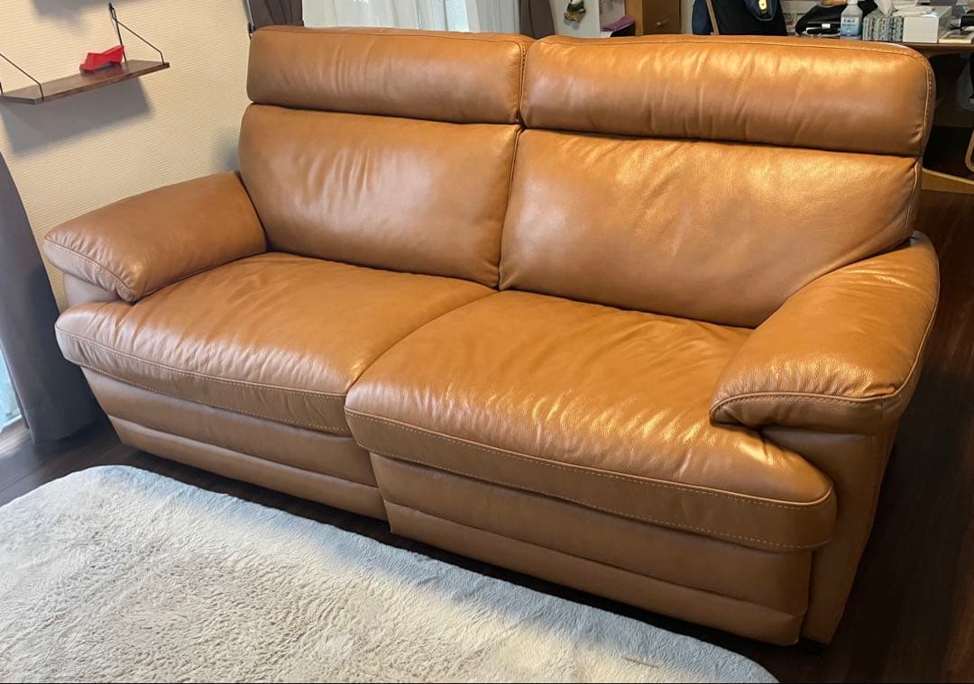 3人掛け両電動リクライニングソファー【美品】