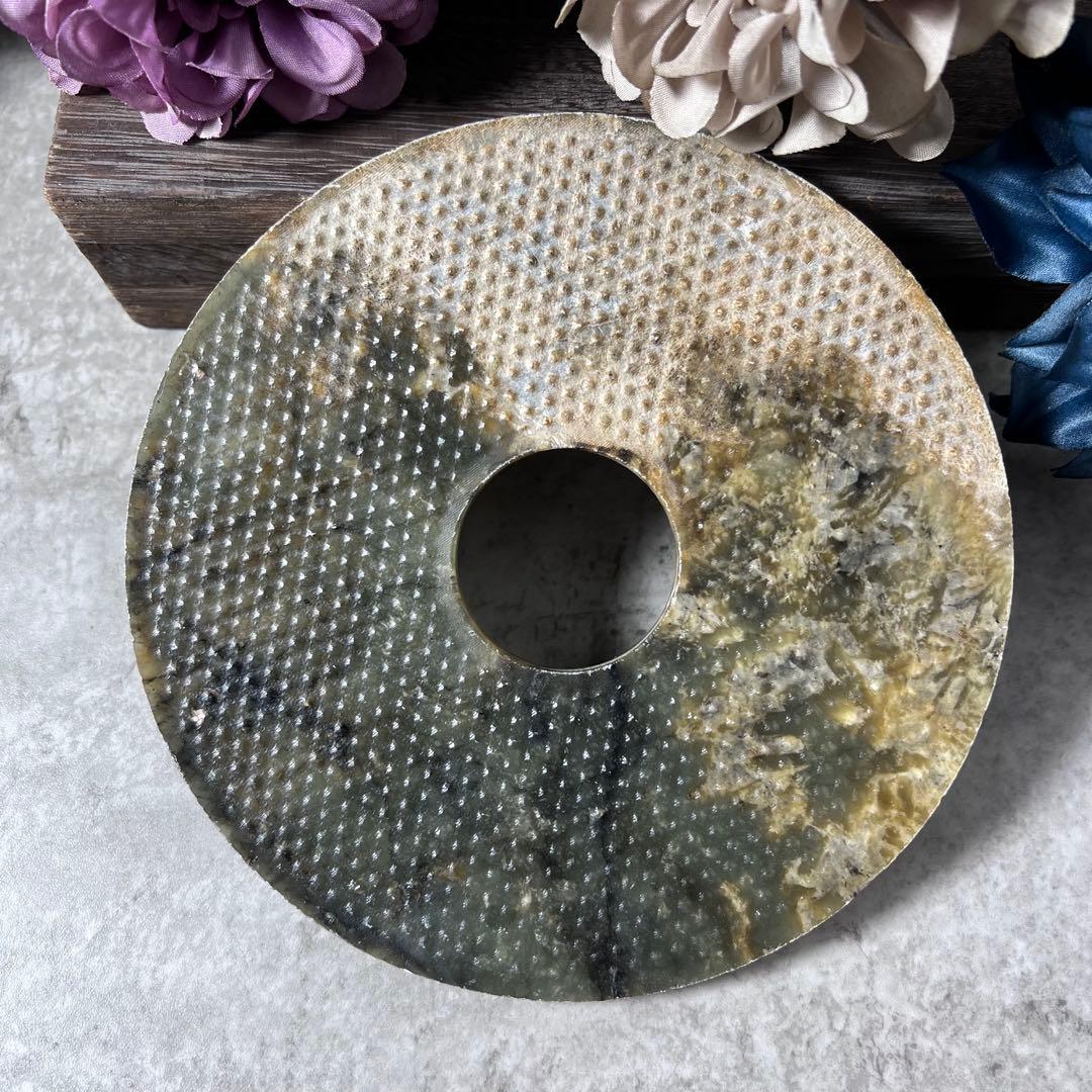 中国古玩】玉璧 16cm 玉壁 古玉 玉石 - メルカリ