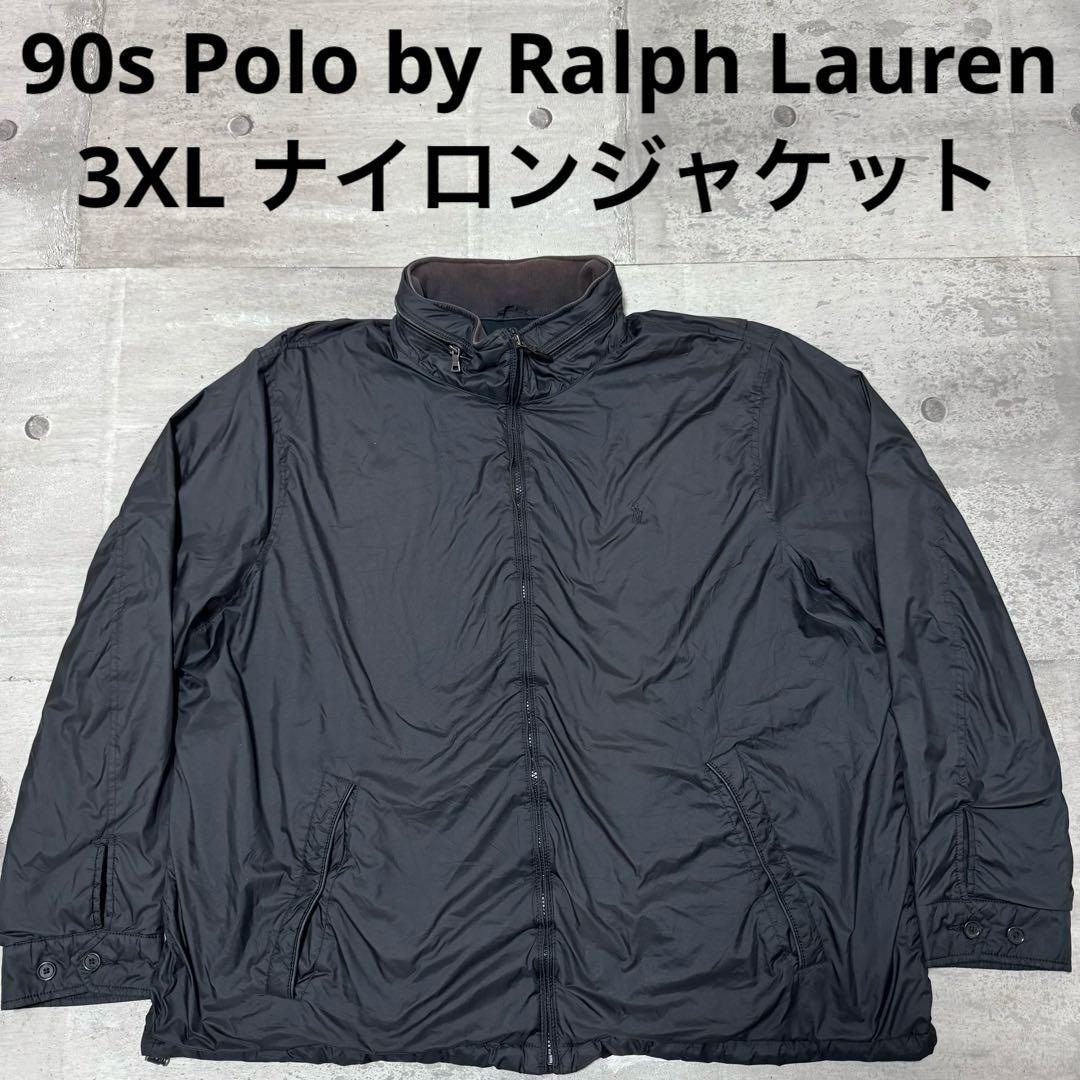 90s Polo by Ralph Lauren ナイロンジャケット ブラック - メルカリ