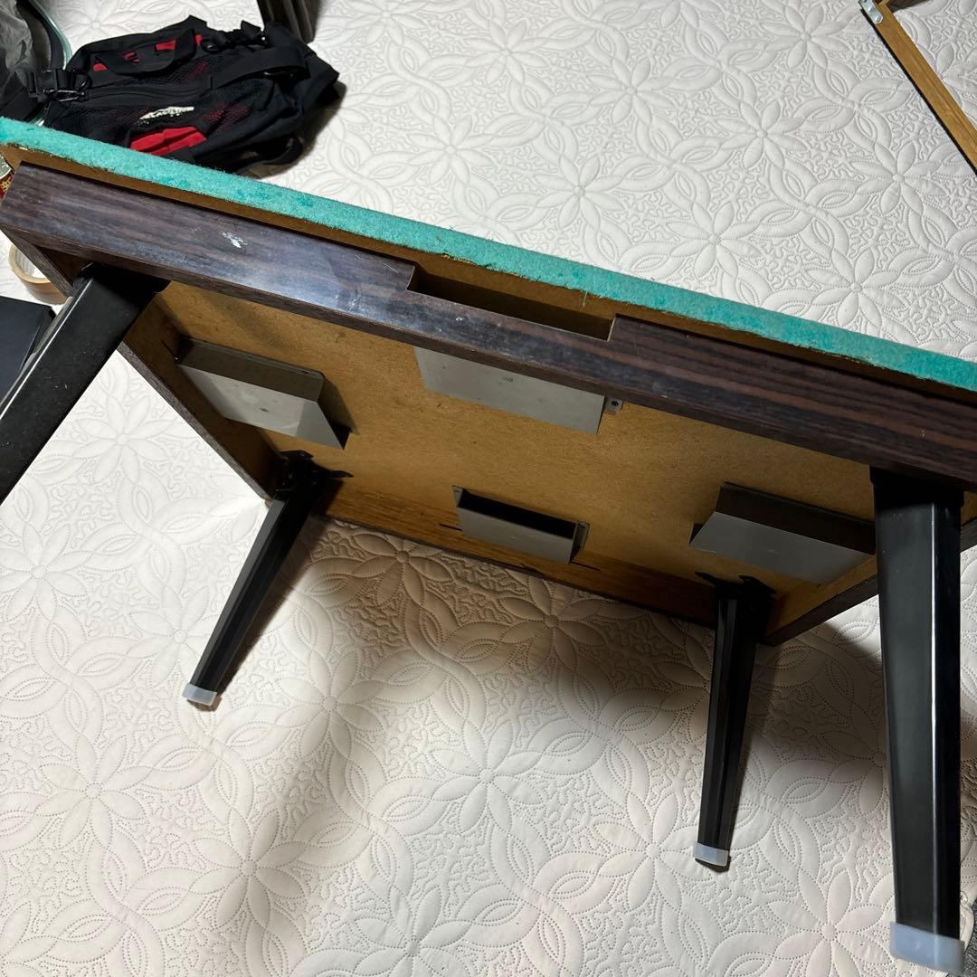 牌王】麻雀セット 麻雀牌（大洋化学） 折りたたみ麻雀卓 ガイドブック付き