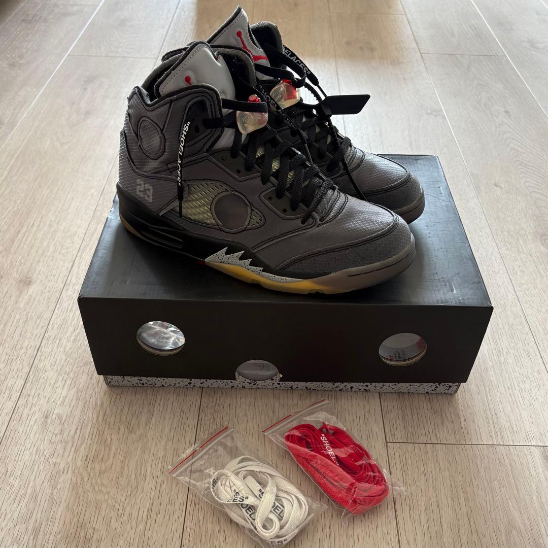 期間限定値下げ‼️超美品Air Jordan 5 off-white 28.5cm