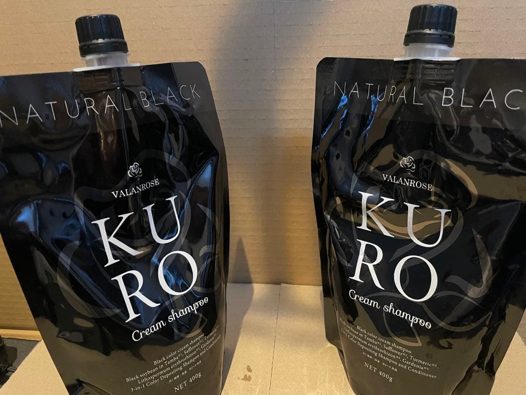 VALANROSE KURO Cream shampoo カラー　黒　2個セット