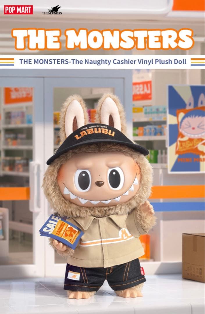 ☆新品☆LABUBUラブブ The Naughty Cashierぬいぐるみ LABUBUラブブ The Naughty Cashierぬいぐるみ - メルカリ